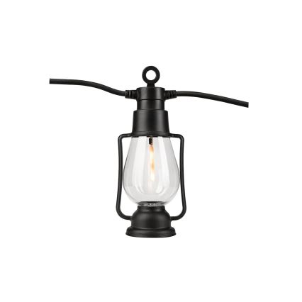 Cadena de luces decorativa de exterior GIRLANDA, 20 LEDs, 20 m, IP44, blanco cálido