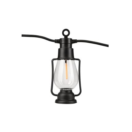 Cadena de luces decorativa de exterior GIRLANDA, 20 LEDs, 20 m, IP44, blanco cálido