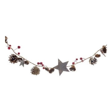 Cadena de luces LED 10xLED/3xAA 2,5m blanco cálido