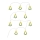 Cadena de luces LED decorativa 10xLED/2xAA 1,6m blanco cálido