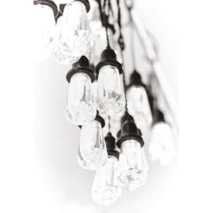 Cadena de luces LED decorativa para exterior 16xLED 8,6m IP44 blanco frío