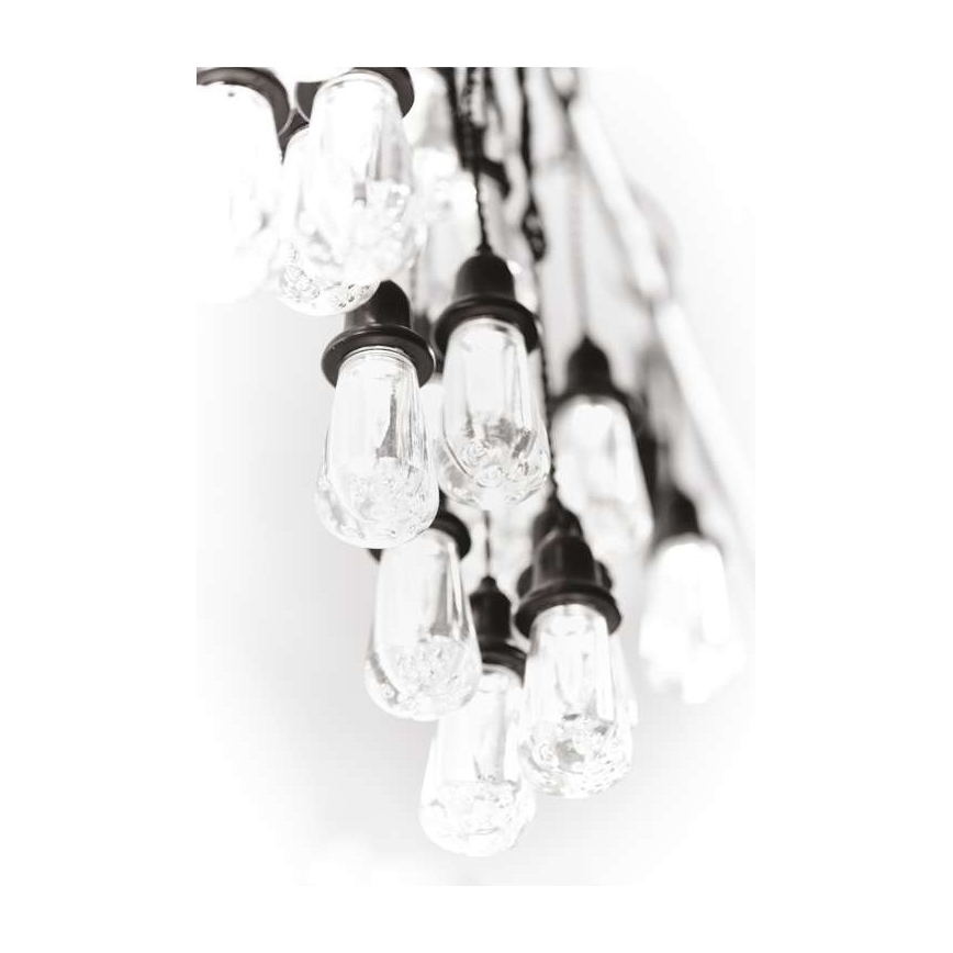 Cadena de luces LED decorativa para exterior 16xLED 8,6m IP44 blanco frío