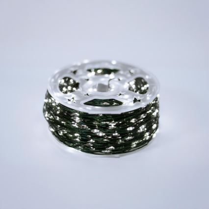 Guirnalda LED para exterior 1500xLED/230V 8 funciones 153 m IP44 blanco frío + control remoto