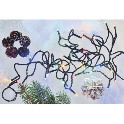 Cadena de luces LED para exterior 180 LEDs/23 m IP44 multicolor