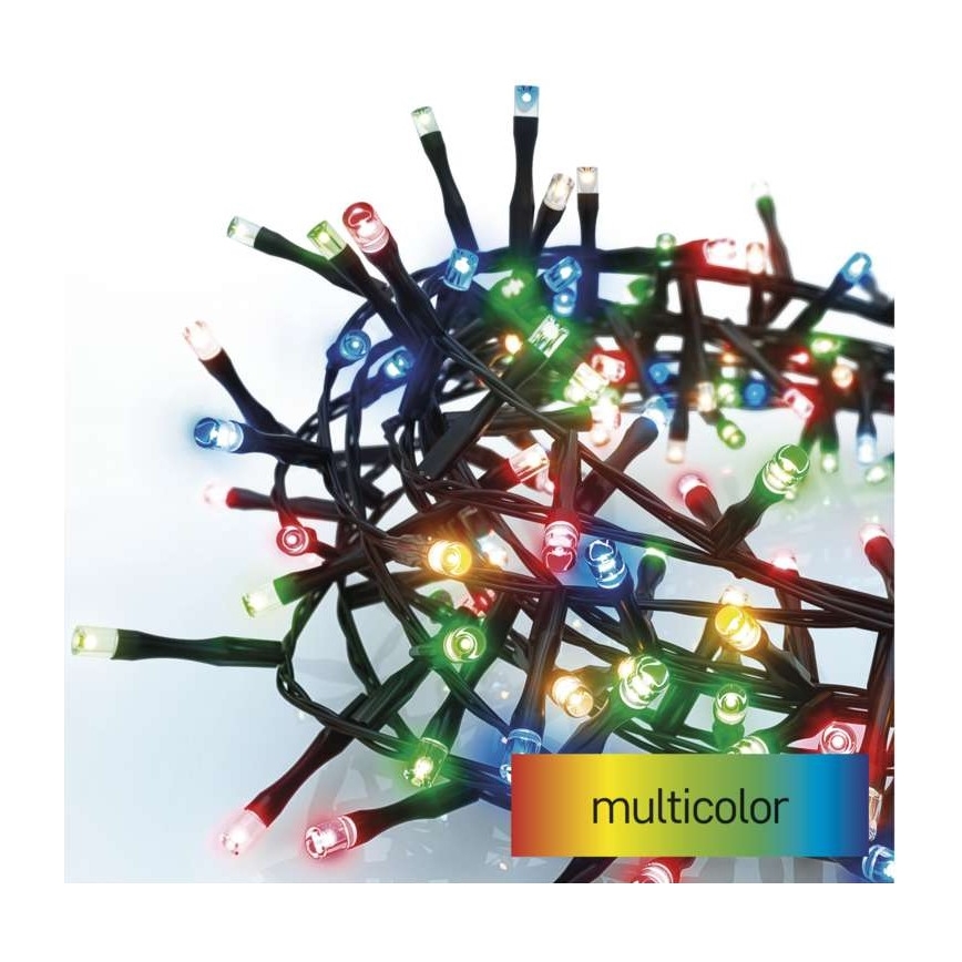 Cadena de luces LED para exterior 600xLED/17m IP44 multicolor