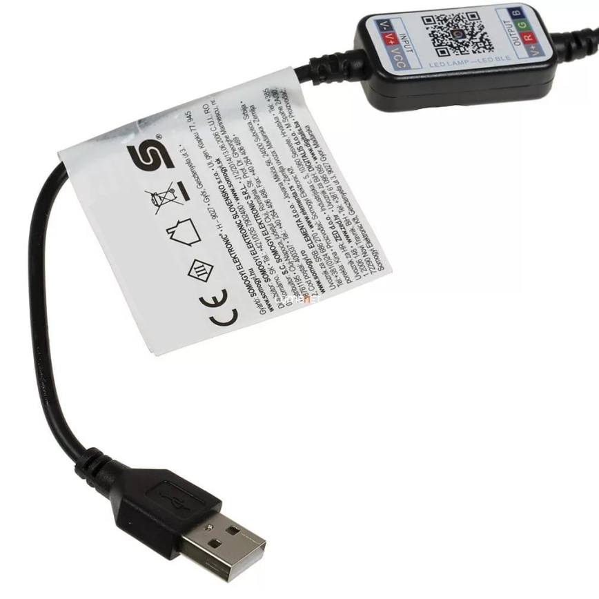 Cadena de luces LED RGB regulable 200 LEDs / 29 funciones 20,4 m