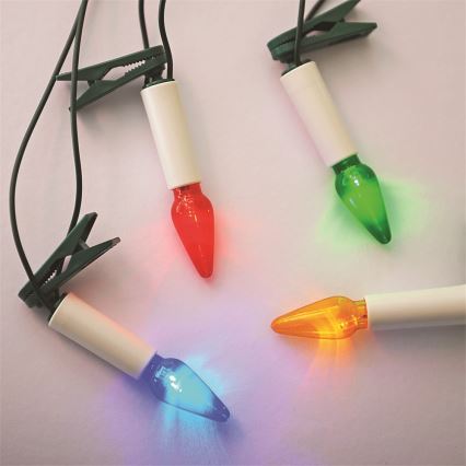 Cadena de navidad FELICIA 16xE10/14V/230V multicolor