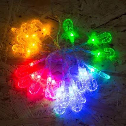 Cadena de Navidad LED 20xLED 2,25m varilla multicolor