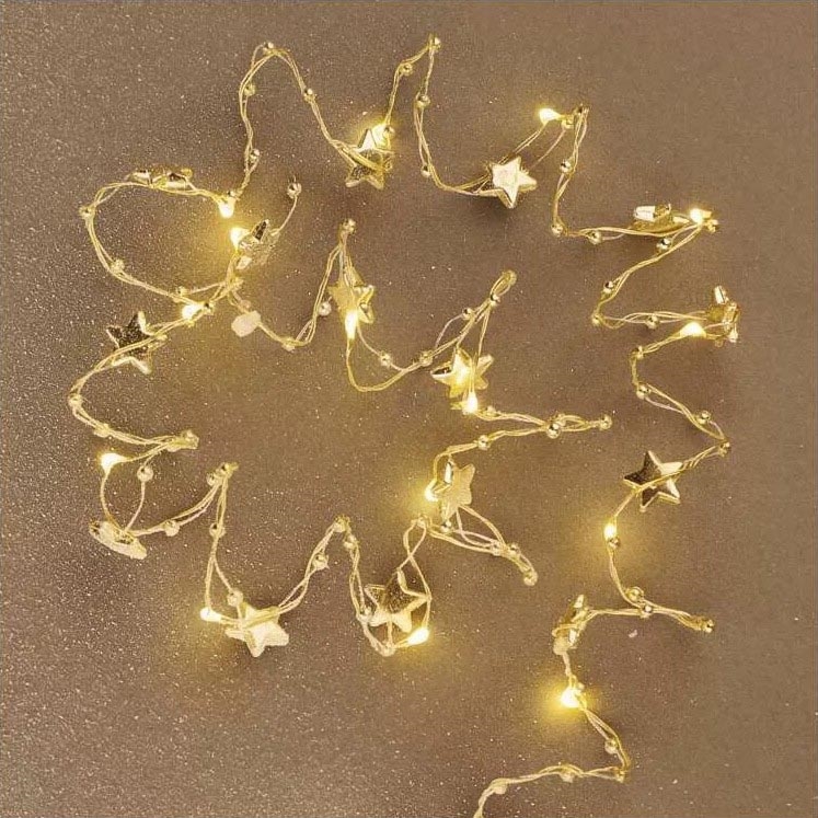 Cadena de Navidad LED 20xLED/2xAA 2,2 m blanco cálido