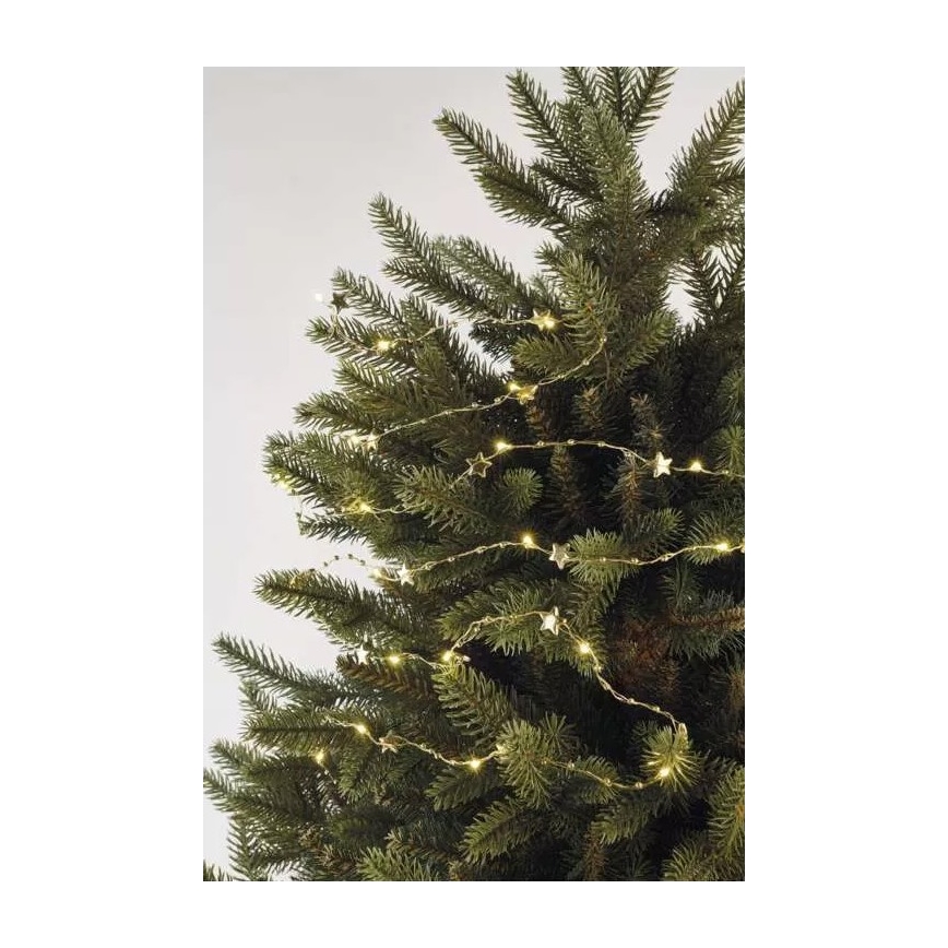 Cadena de Navidad LED 20xLED/2xAA 2,2 m blanco cálido