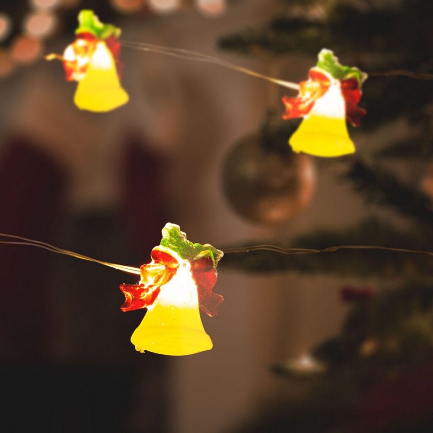 Cadena de Navidad LED 20xLED/2xAA 2,2m blanco cálido