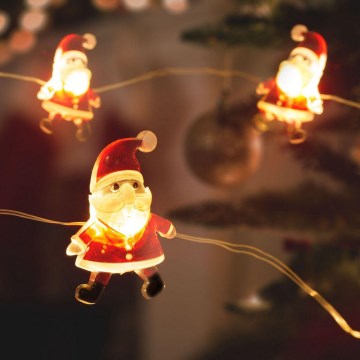 Cadena de Navidad LED 20xLED/2xAA 2,2m blanco cálido