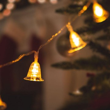 Cadena de Navidad LED 20xLED/3xAA 2,3m blanco cálido