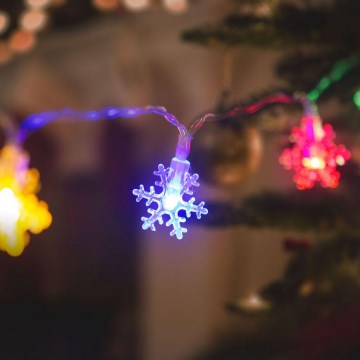 Cadena de Navidad LED 20xLED/3xAA 2,3m multicolor