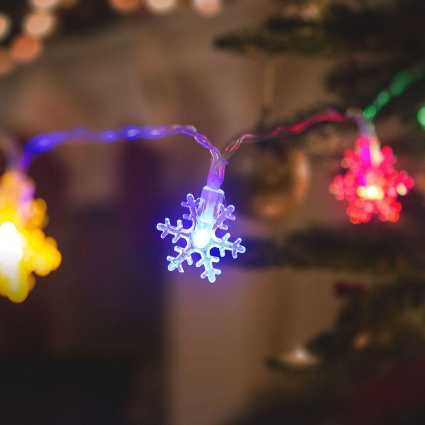 Cadena de Navidad LED 20xLED/3xAA 2,3m multicolor