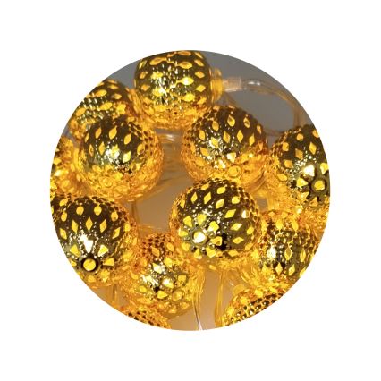 LED Cadena de Navidad 2,5 m 20xLED/3xAA 2700K