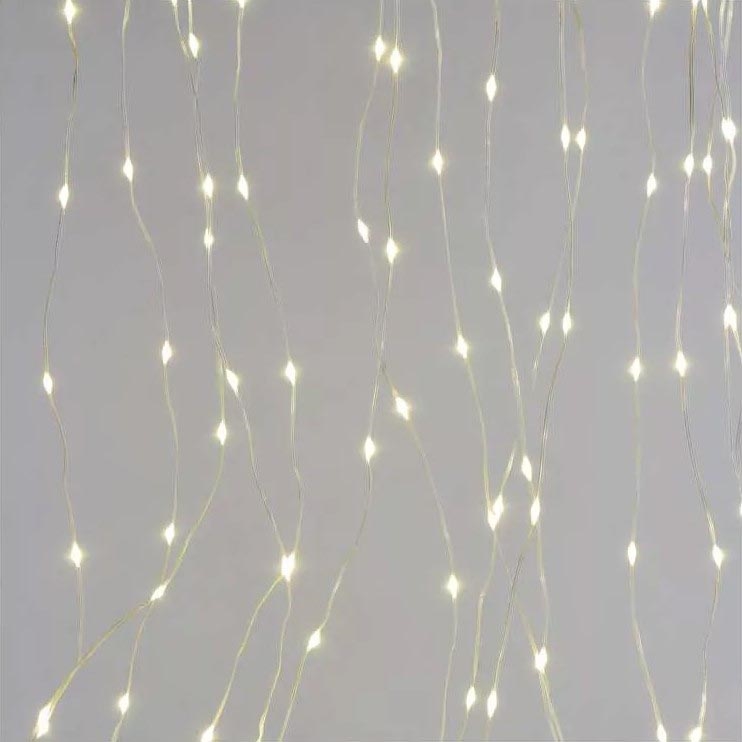 Cadena de navidad LED para exteriores 180xLED/8 funciones 6,7 m IP44 blanco cálido