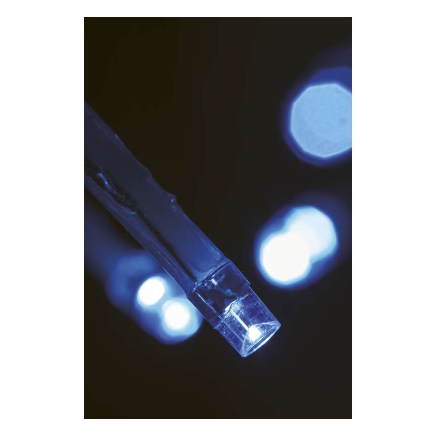 Cadena de Navidad LED para exteriores 180xLED/8 funciones 8m IP44 blanco frío