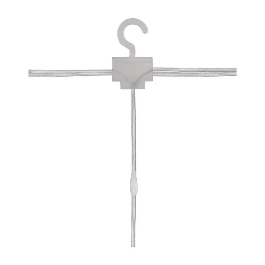 Cadena de navidad LED para exteriores 300xLED/8 funciones 7,9 m IP44 blanco cálido