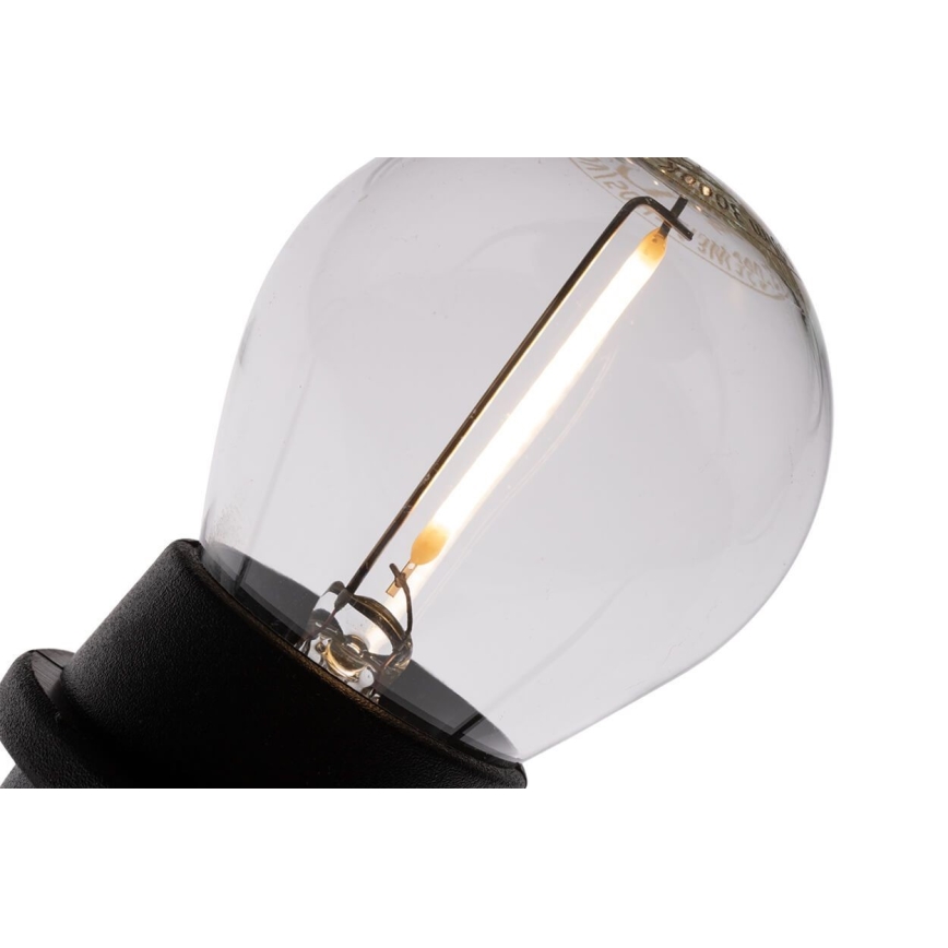 Cadena decorativa de exterior MIMOSA 20xE27/1,3W/230V IP44 20m