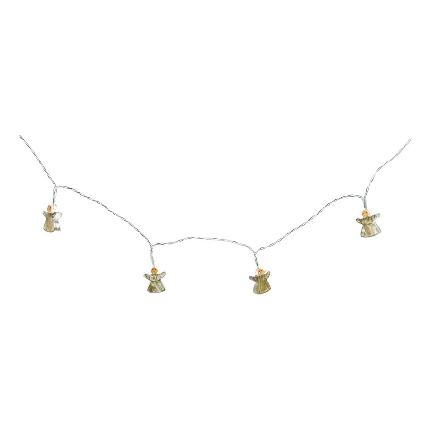 Cadena decorativa LED 10xLED/2xAA 1,65m blanco cálido