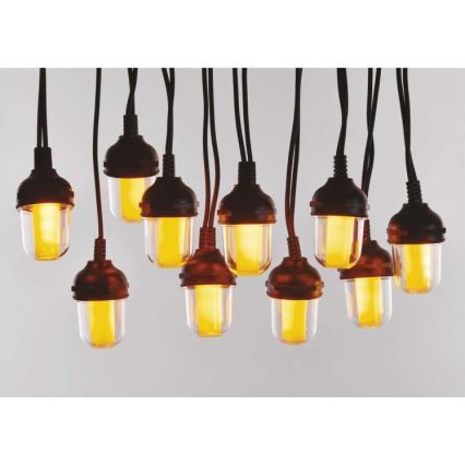 Cadena decorativa LED para exterior 100xLED/9,5m IP44