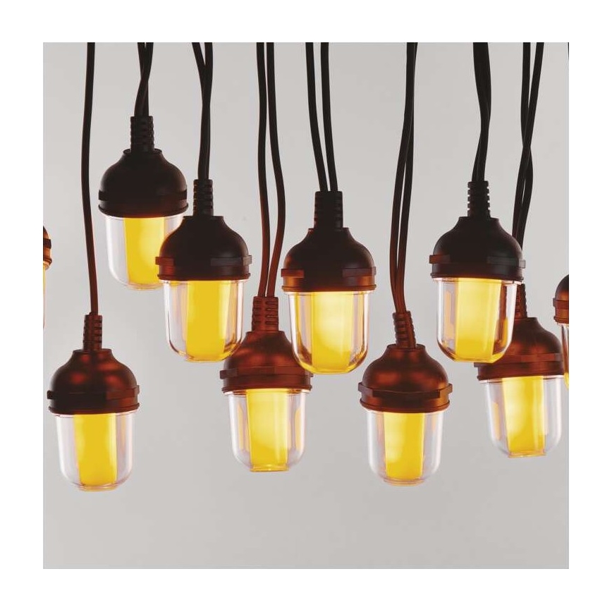 Cadena decorativa LED para exterior 100xLED/9,5m IP44