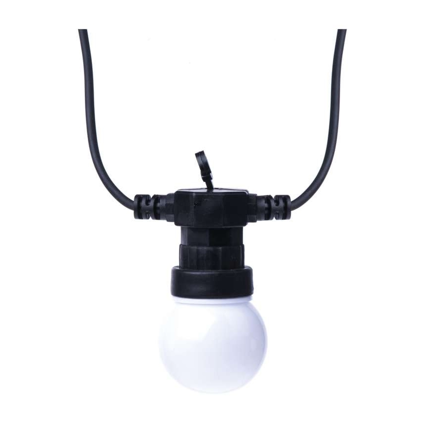 Cadena decorativa LED para exteriores 10xLED/10m IP44 blanco