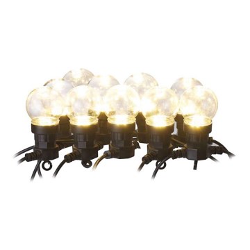 Cadena decorativa LED para exteriores 10xLED/10m IP44 transparente