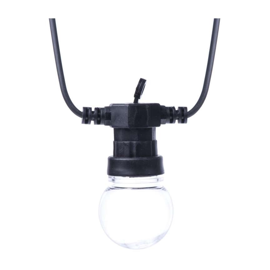 Cadena decorativa LED para exteriores 10xLED/10m IP44 transparente