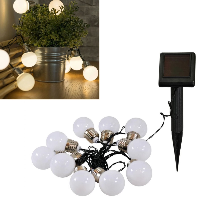 Cadena decorativa solar LED LED/1,2V 300 mAh 3,8 m IP44