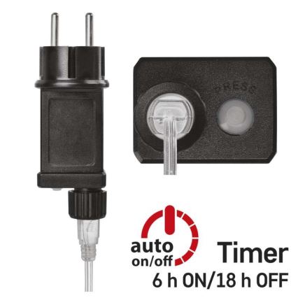 Cadena LED 150xLED/5,35m blanco cálido