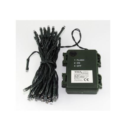 Cadena LED de Navidad para exteriores 10,8m 100xLED/2 funciones 10,8m IP44 multicolor