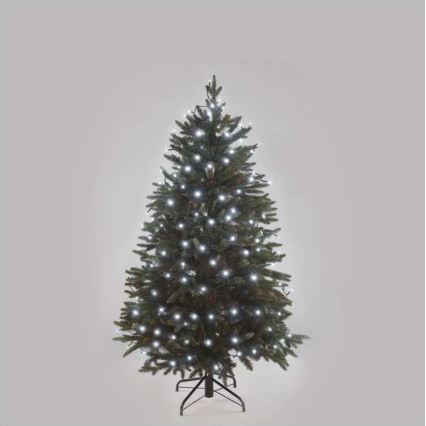 Cadena LED de Navidad para exteriores 120xLED/17m IP44 blanco frío