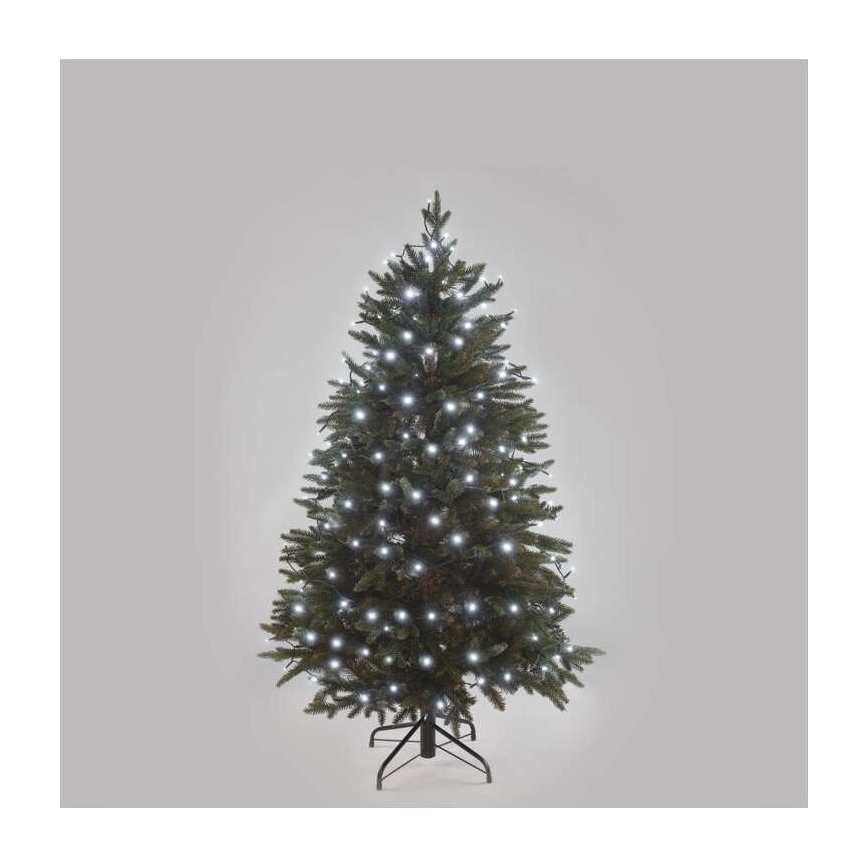Cadena LED de Navidad para exteriores 120xLED/17m IP44 blanco frío