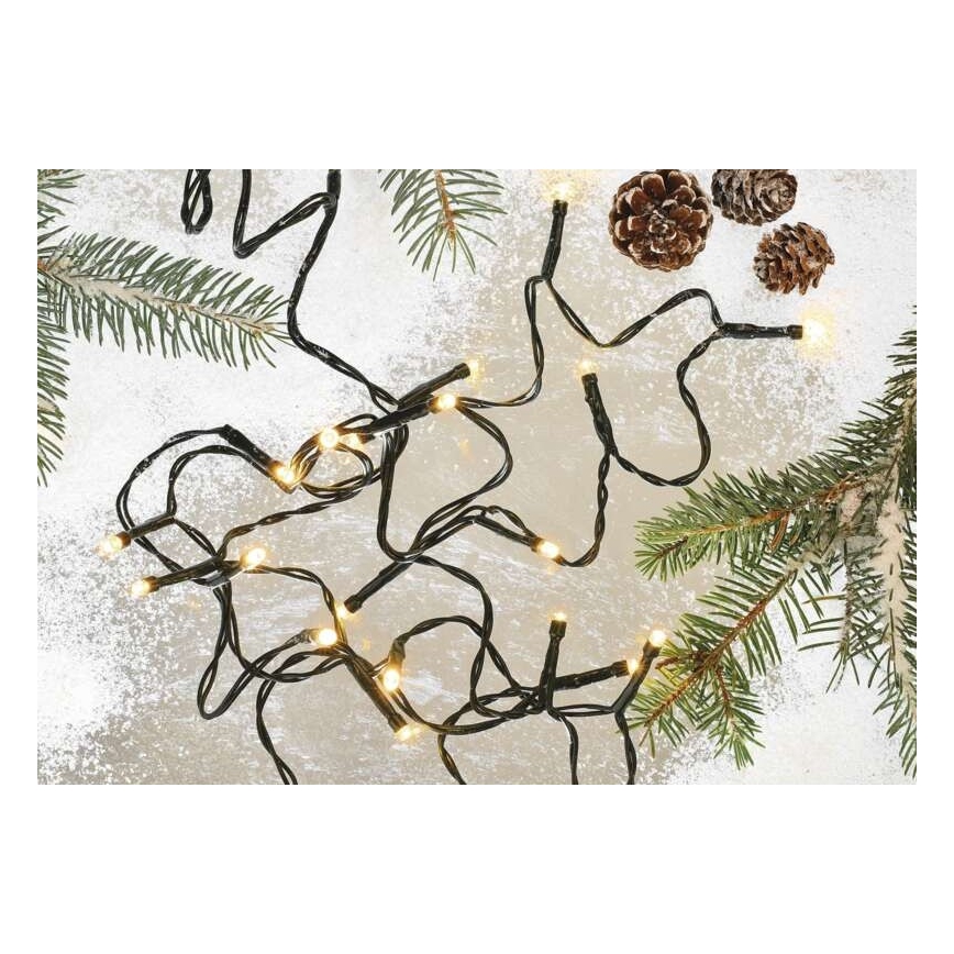 Cadena LED de Navidad para exteriores 120xLED/17m IP44 vintage