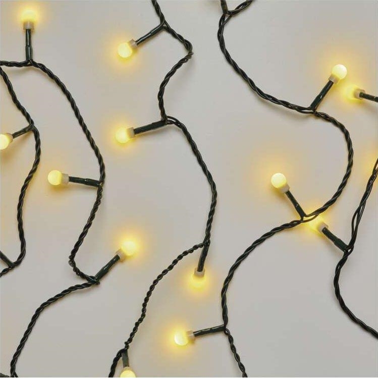 Cadena LED de Navidad para exteriores 200xLED/25m IP44 blanco cálido