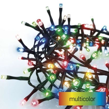 Cadena LED de Navidad para exteriores 300xLED/11m IP44 multicolor
