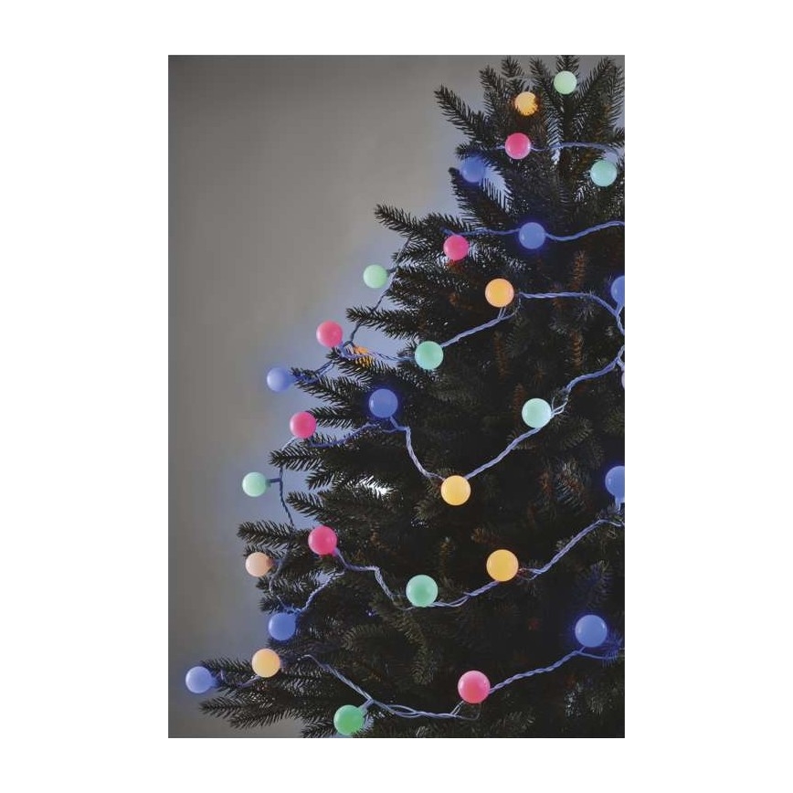 Cadena LED de Navidad para exteriores 40xLED/9m IP44 multicolor