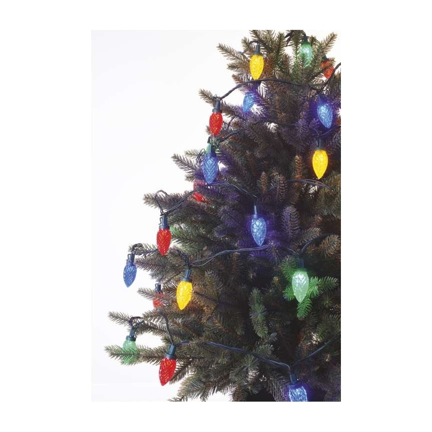 Cadena LED de Navidad para exteriores 50xLED/8 modos 14,8m IP44 multicolor