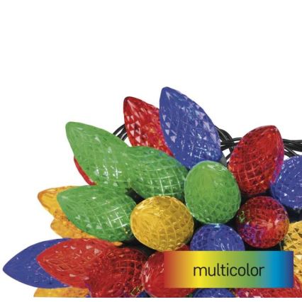 Cadena LED de Navidad para exteriores 50xLED/8 modos 14,8m IP44 multicolor
