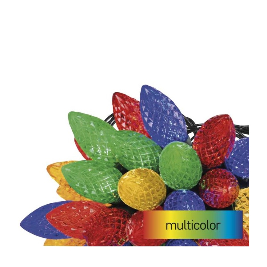 Cadena LED de Navidad para exteriores 50xLED/8 modos 14,8m IP44 multicolor