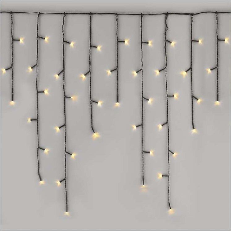 Cadena LED de Navidad para exteriores 600xLED/8 modos 15m IP44 blanco cálido
