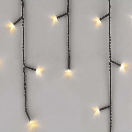 Cadena LED de Navidad para exteriores 600xLED/8 modos 15m IP44 blanco cálido