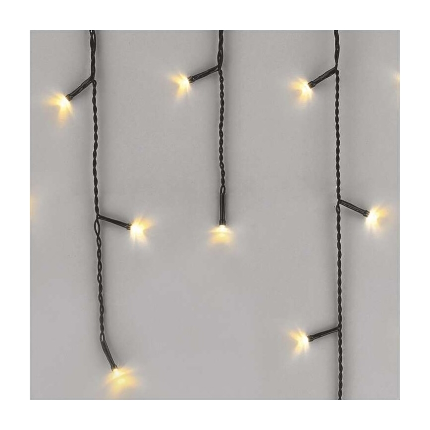 Cadena LED de Navidad para exteriores 600xLED/8 modos 15m IP44 blanco cálido