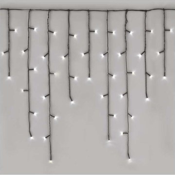 Cadena LED de Navidad para exteriores 600xLED/8 modos 15m IP44 blanco frío