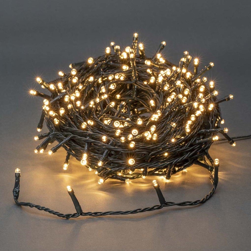 Cadena LED de Navidad para exteriores 720xLED/7 funciones 57m IP44 blanco cálido
