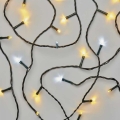 Cadena LED de Navidad para exteriores 80xLED/13m IP44 blanco cálido/frío