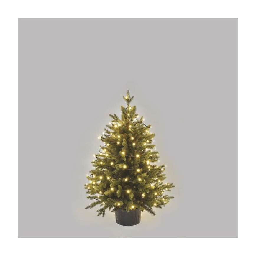 Cadena LED de Navidad para exteriores 80xLED/13m IP44 blanco cálido