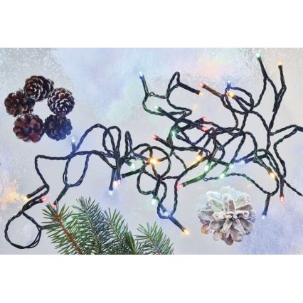Cadena LED de Navidad para exteriores 80xLED/13m IP44 multicolor